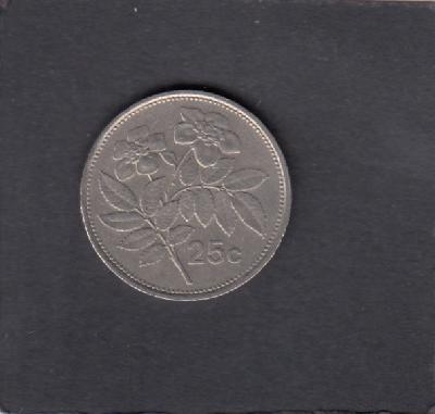 Beschrijving: 25 Cent FLOWER